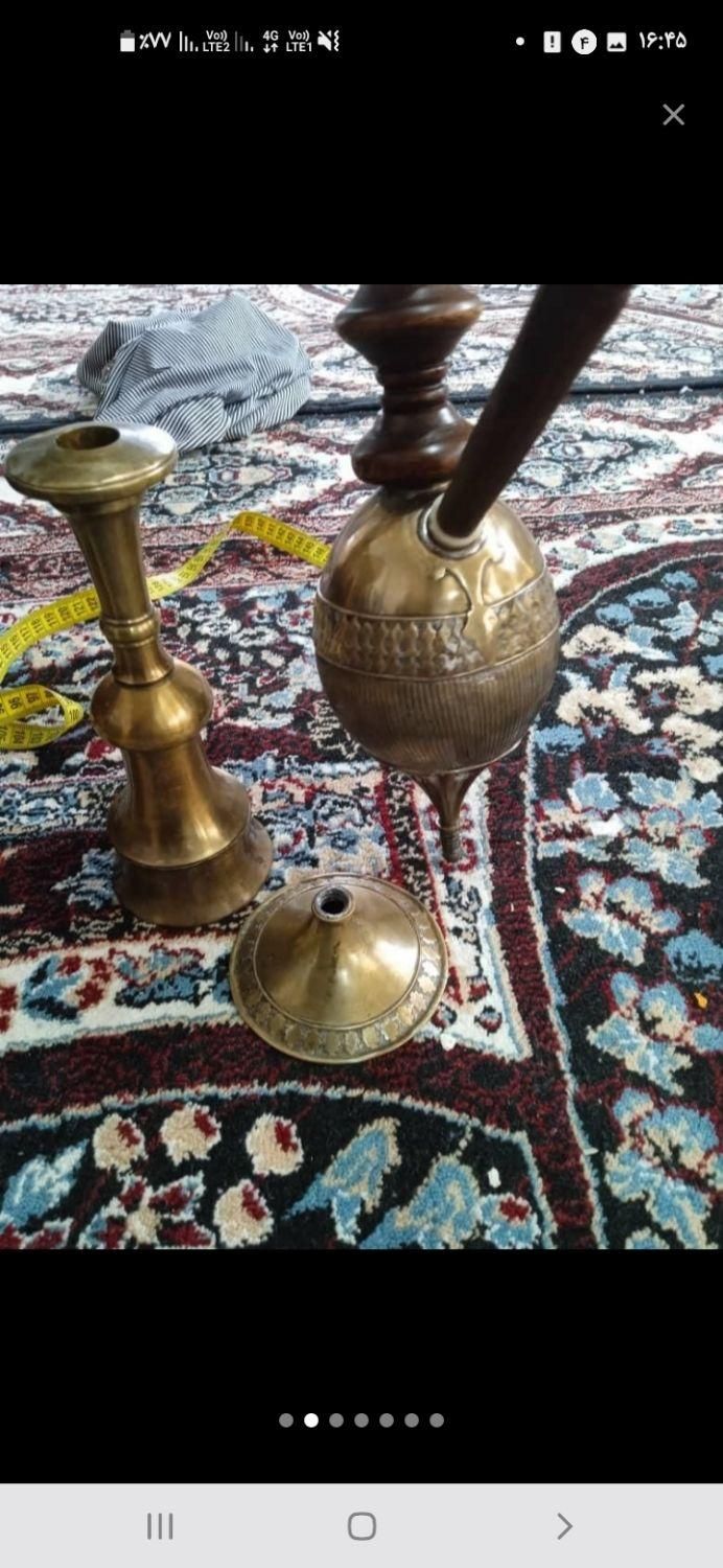 قلیون  قدیمی  عتیقه ای  سر حال|کلکسیون اشیاء عتیقه|دورود, |دیوار