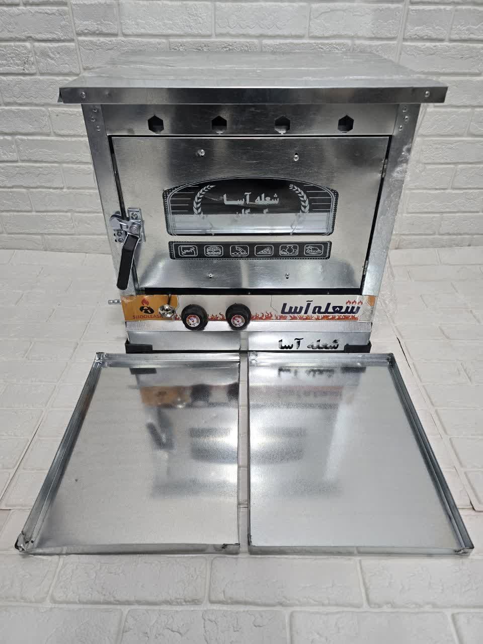 تنور گازی ساج دار شعله بالا پایین دور پشم شیشه|اجاق گاز و لوازم برقی پختوپز|قم, علی آباد سعدگان|دیوار