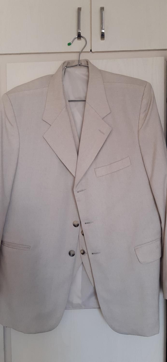 کت و شلوار و جلیقه سفید سایز 50|لباس|تهران, نیروی هوایی (پیروزی)|دیوار