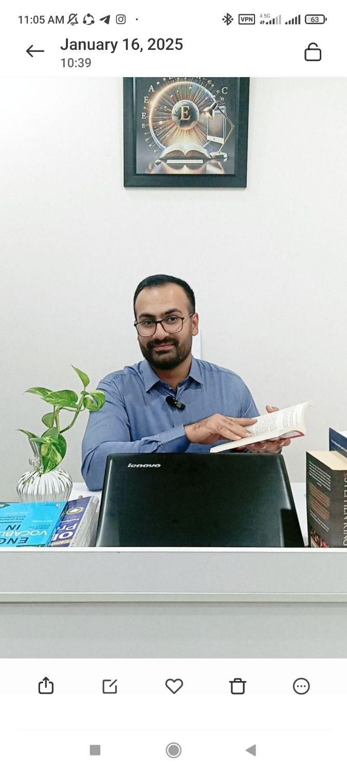 تدریس آیلتس و زبان انگلیسی مدرس با نمره ۸.۵ آیلتس|خدمات آموزشی|کرمان, |دیوار