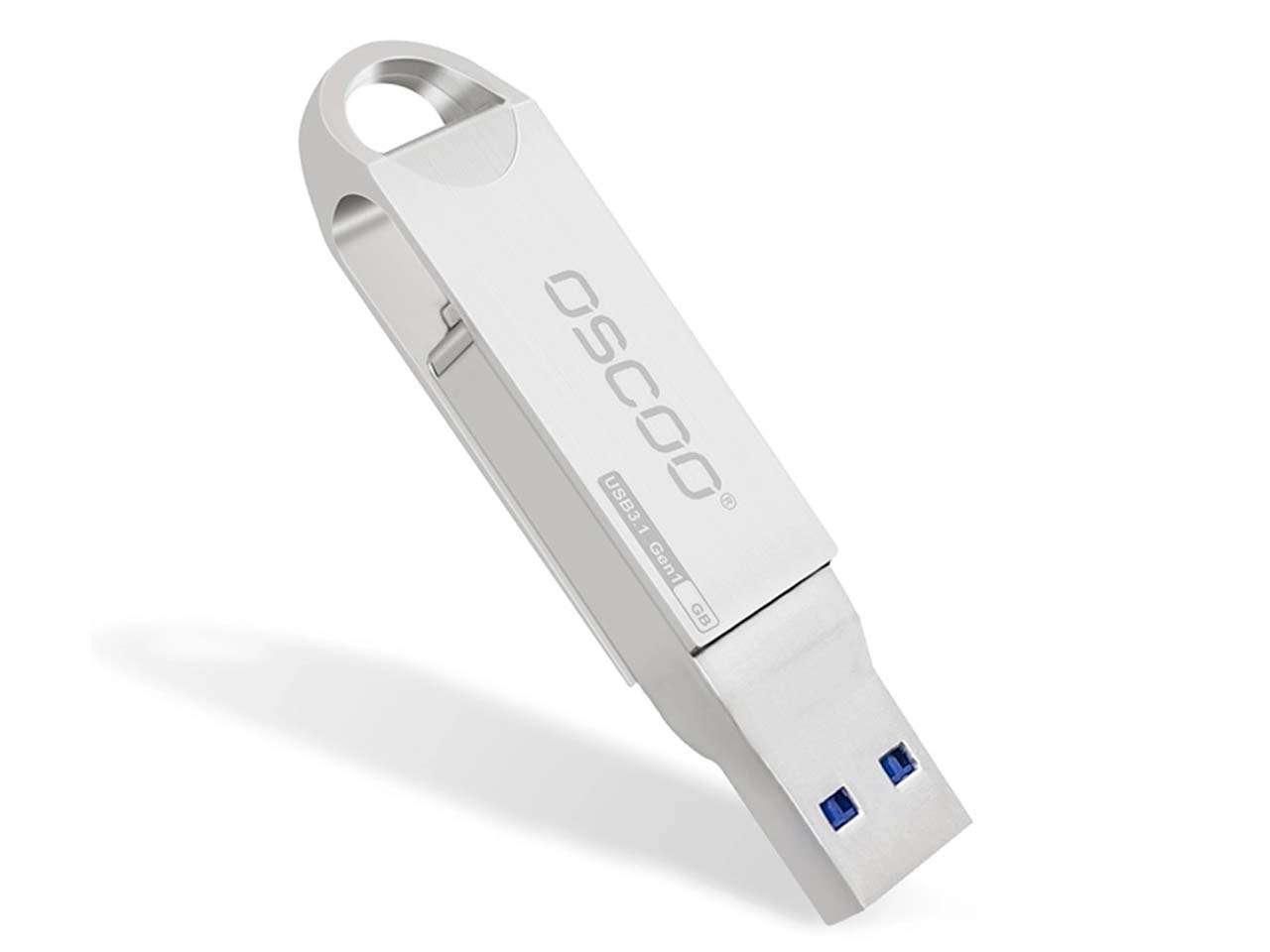 فلش مموری فلزی 2 سر تایپ سی 256 گیگ|قطعات و لوازم جانبی رایانه|تهران, فردوس|دیوار