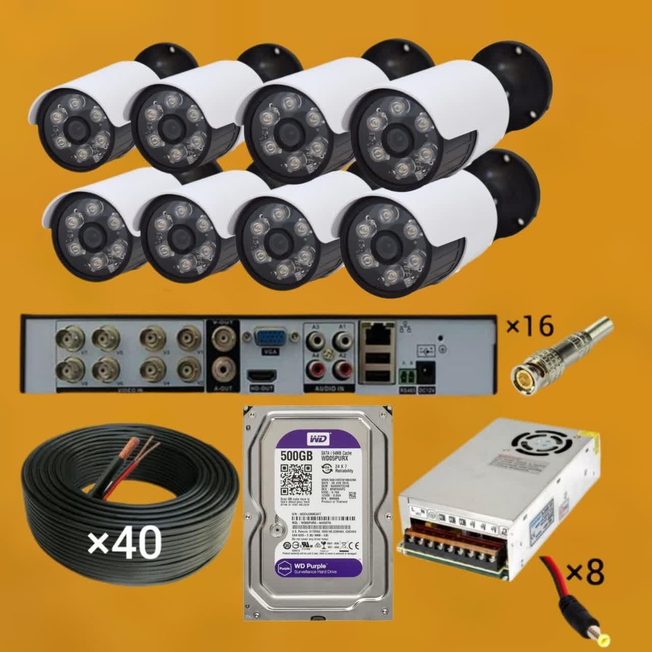 دوربین مداربسته/5MP/اصلی/دستگاه XVR8کانال5مگا|دوربین مداربسته|نجف‌آباد, صالح آباد|دیوار