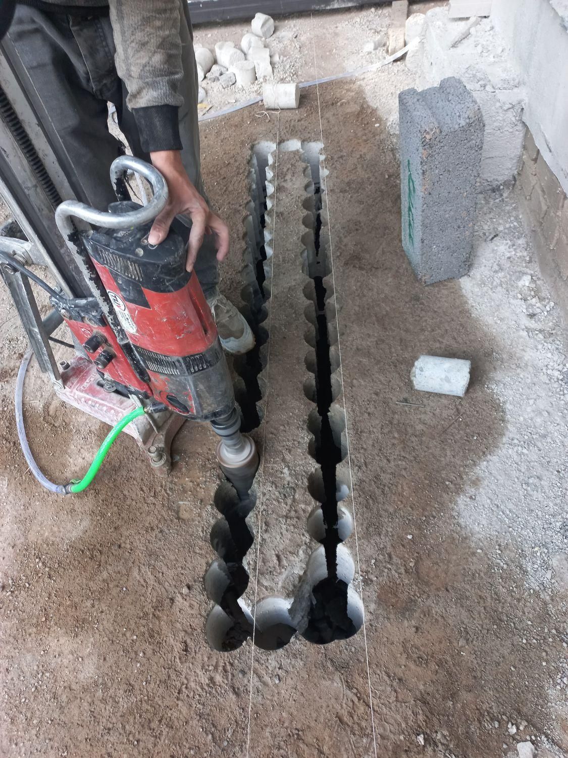 برش بتن.کرگیری.کاشت میلگرد.سوراخ کاری|خدمات پیشه و مهارت|چالوس, |دیوار