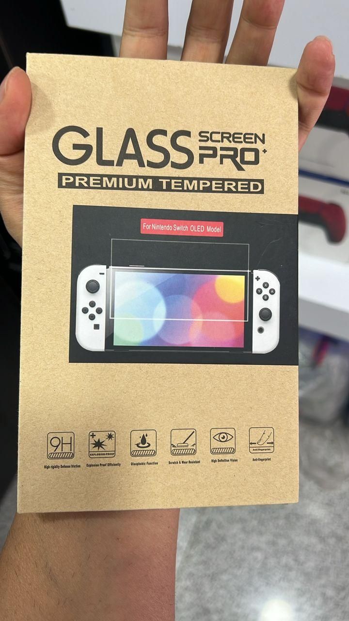 گلس محافظ Nintendo Switch OLED با کیفیت|کنسول، بازی ویدئویی و آنلاین|قم, ارم|دیوار