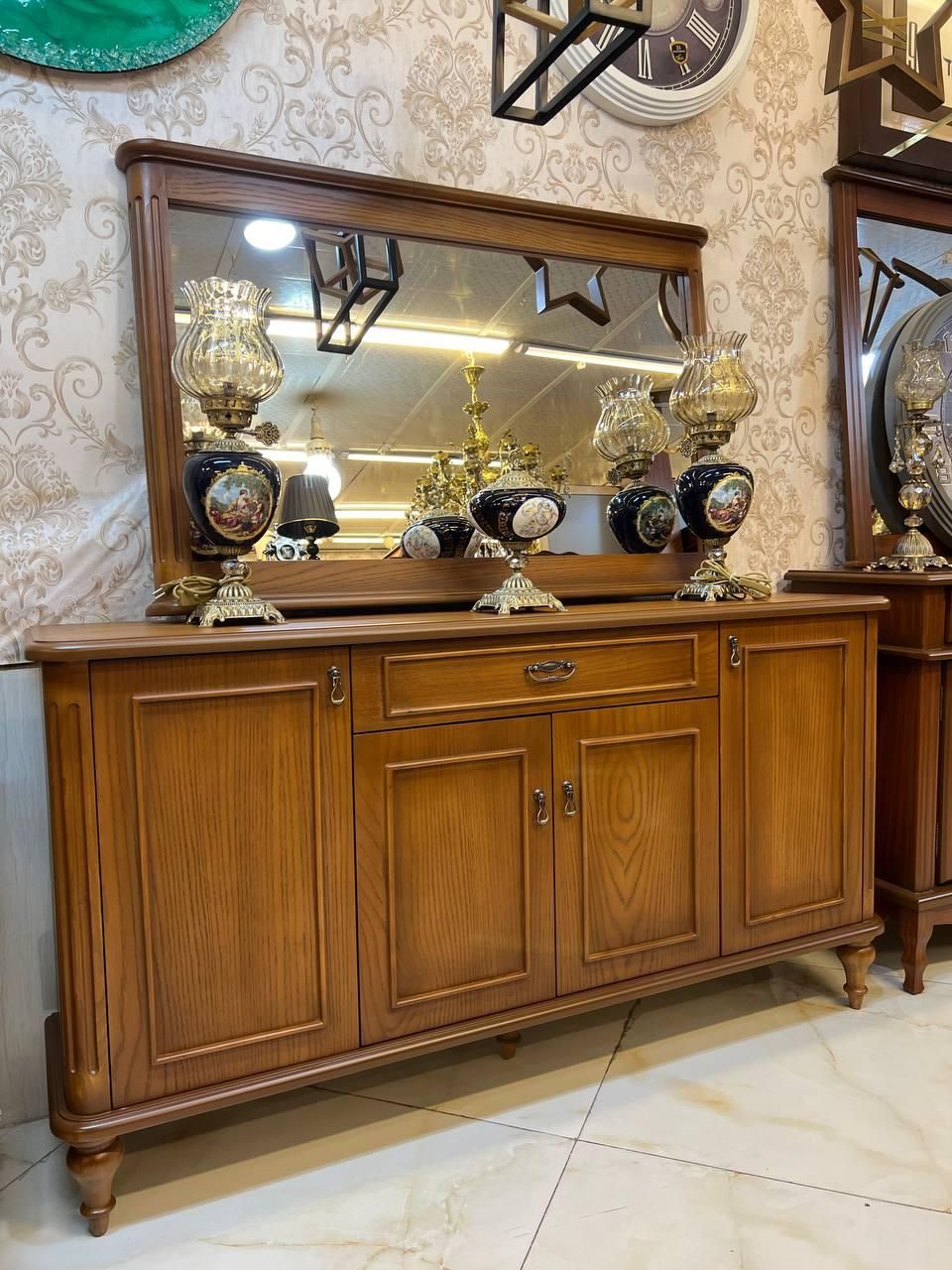 آینه و کنسول مدل روناک|بوفه، ویترین، کنسول|ملارد, |دیوار