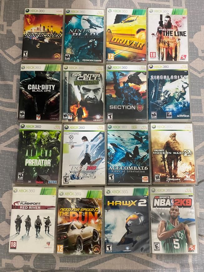 بازی xbox360 کاملا نو|کنسول، بازی ویدئویی و آنلاین|اصفهان, مرداویج|دیوار