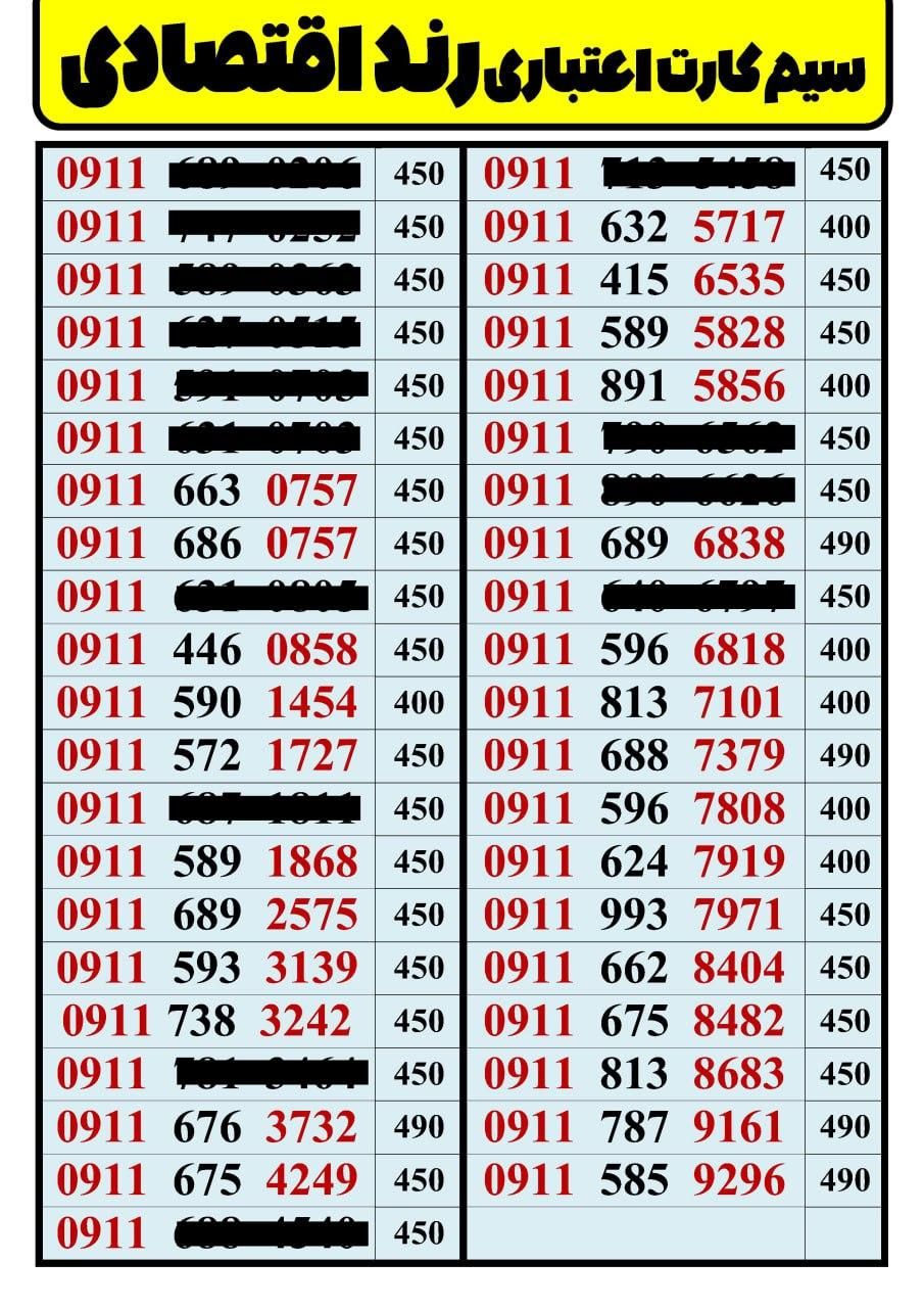0911-478-1004|سیم‌کارت|لاهیجان, رجایی|دیوار