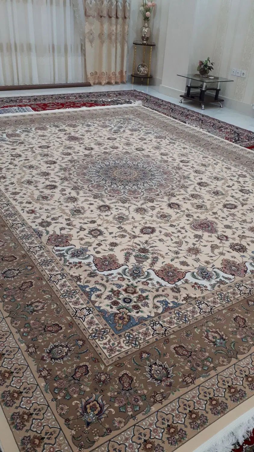 ۴تخته فرش ماشینی ۱۲متری ماهریس تراکم ۱۲۰۰|فرش|رباط‌کریم, رباط‌کریم|دیوار