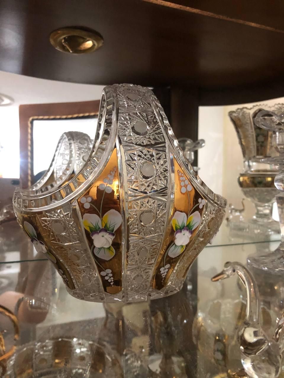 کشکول و شکلات خوری طلا کوب بوهیمیا اصل|صنایع دستی و سایر لوازم تزئینی|تهران, سهروردی|دیوار