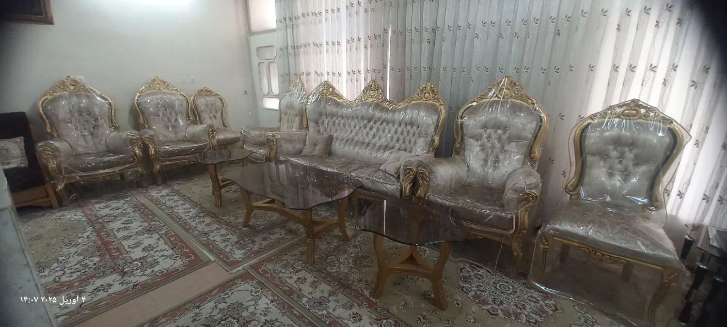 مبلمان استیل ۹ نفره|مبلمان خانگی و میز عسلی|مشهد, فرهنگ|دیوار