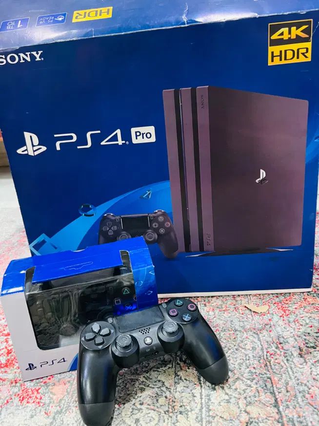 کنسول بازی PS4 پرو 4Kکم کارکرد و فوق العاده سالم|کنسول، بازی ویدئویی و آنلاین|اسلام‌شهر, شهرک قائمیه|دیوار