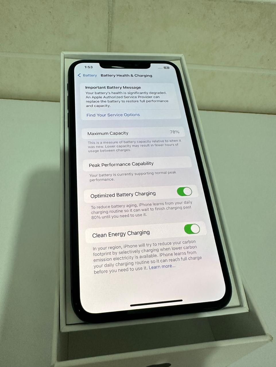اپل iPhone XS Max با حافظهٔ ۲۵۶ گیگابایت|موبایل|آق قلا, |دیوار