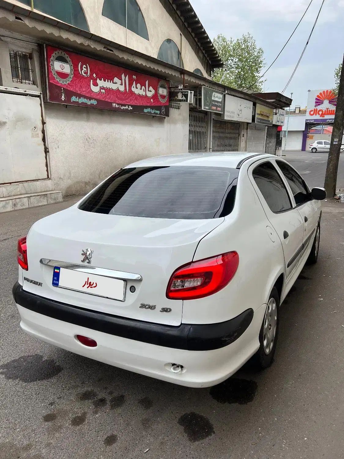 206 sd v8 مدل89|خودرو سواری و وانت|رشت, حسین آباد|دیوار