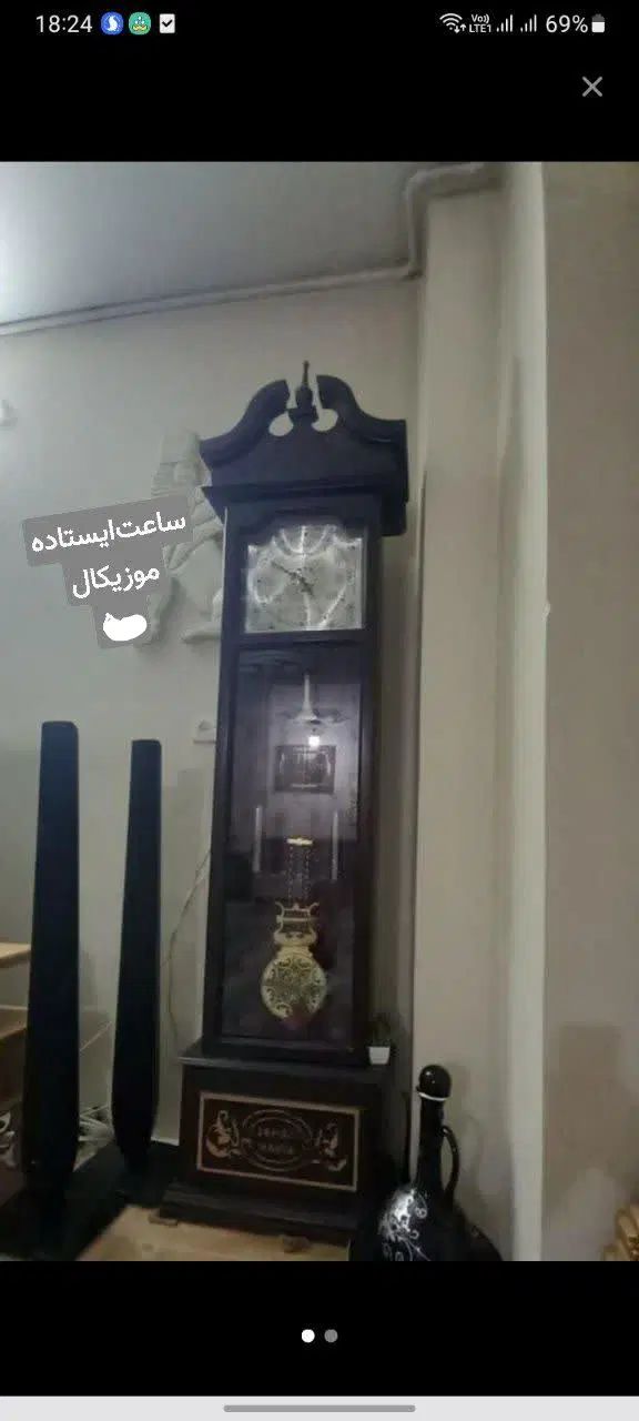 ساعت ایستاده موزیکال|ساعت دیواری و تزئینی|مشهد, موسوی قوچانی|دیوار