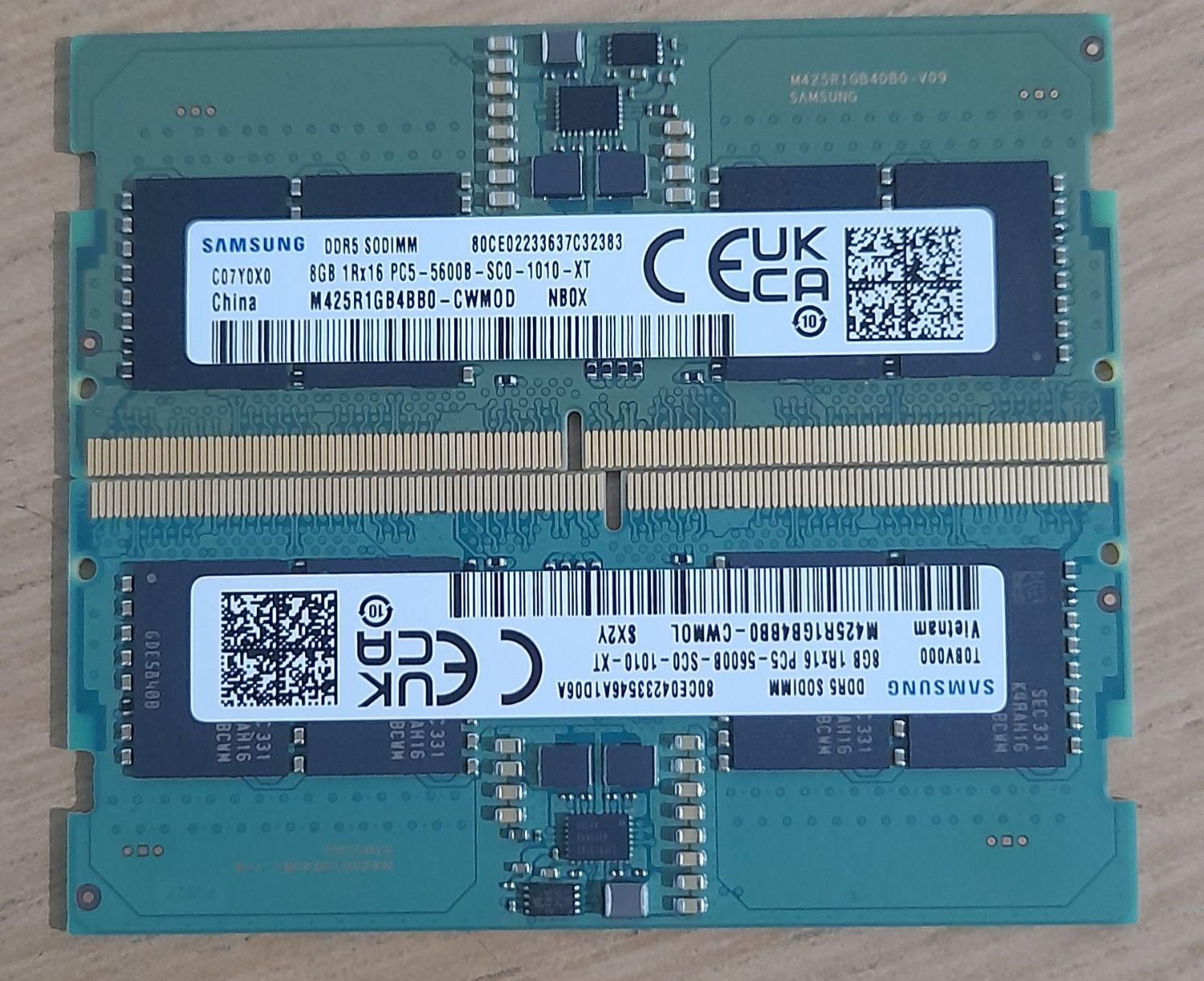 رم لپتاپ 16gb ddr5 5600B(2×8)|قطعات و لوازم جانبی رایانه|کرج, پیشاهنگی|دیوار