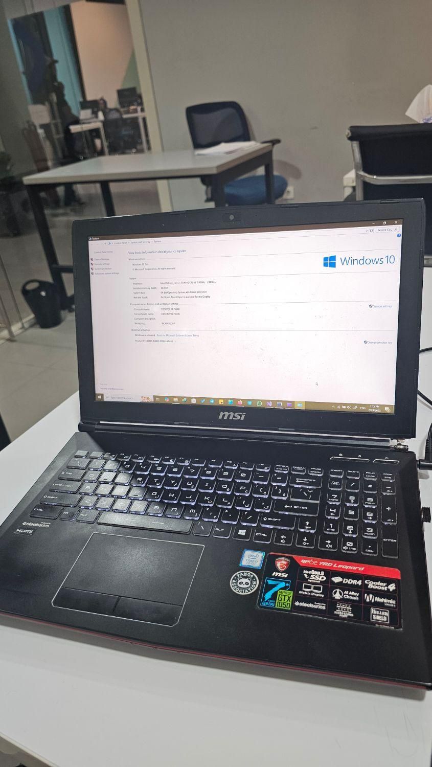 لپتاپ msi gp62 7rd|رایانه همراه|تهران, آرژانتین|دیوار