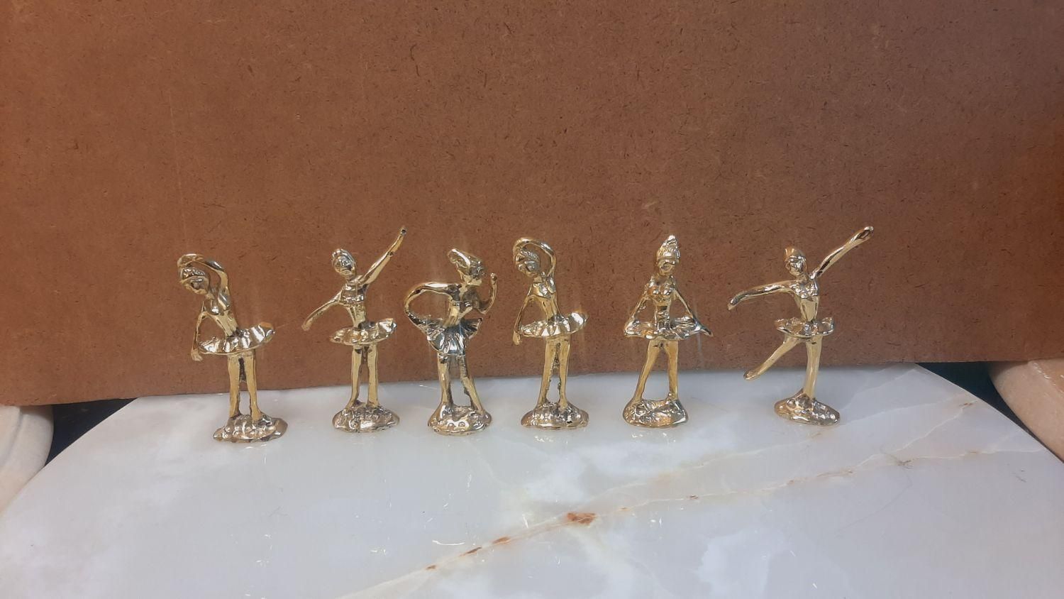 ست ۶تایی بالرین رقص باله برنز سوگلی|مجسمه، تندیس، ماکت|زنجان, |دیوار