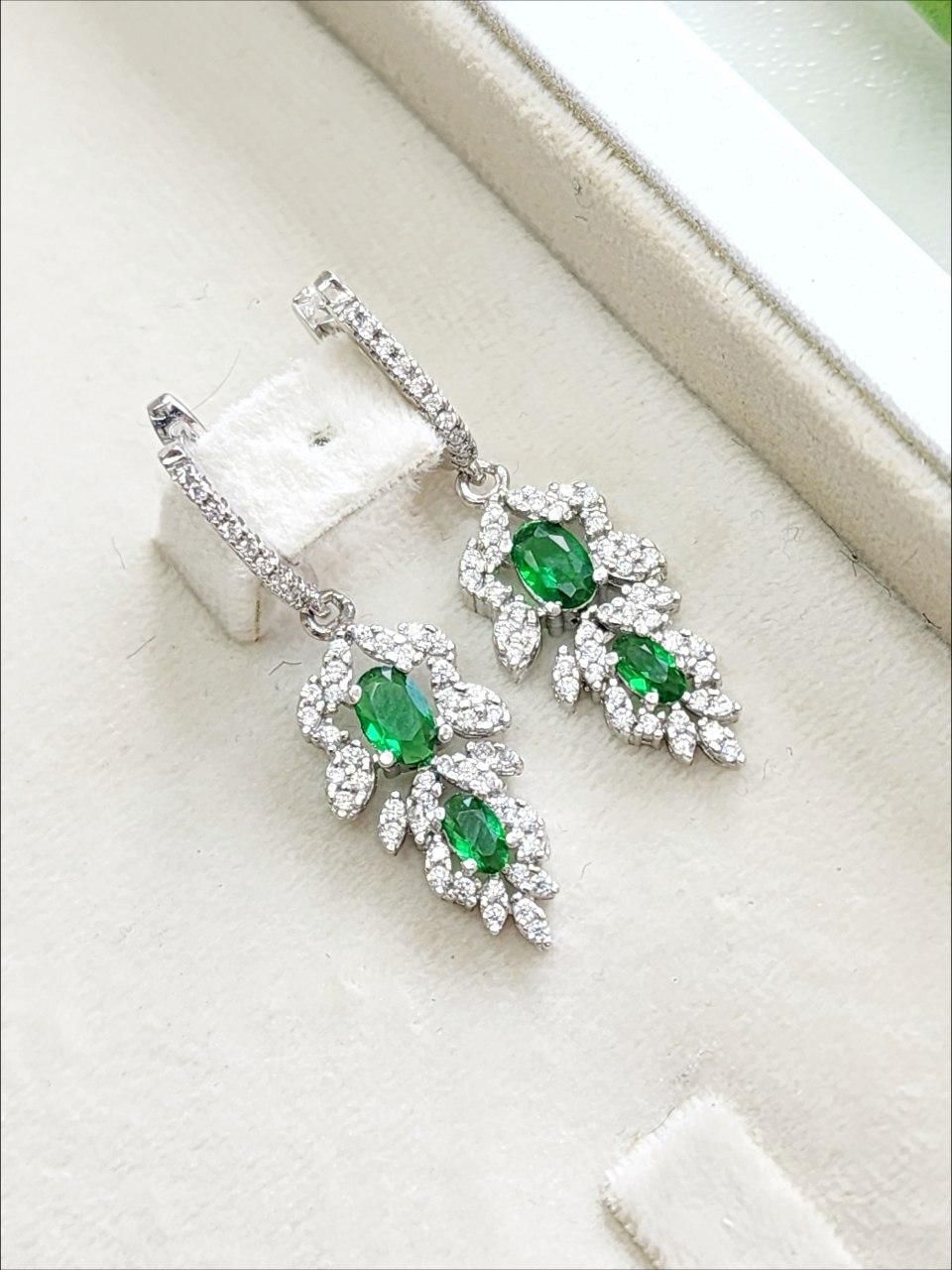 گوشواره نقره مارکیز نقره سازی رضازاده کد 1640|بدلیجات|تبریز, |دیوار