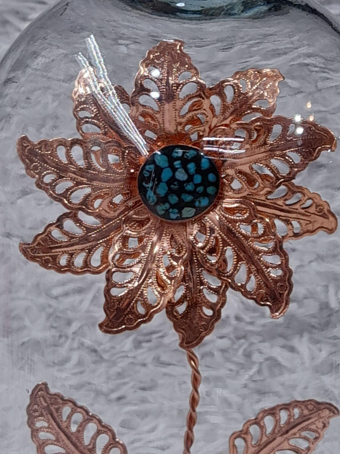 باکس هدیه گل فیروزه کوب(گارانتی 120 ماهه)|صنایع دستی و سایر لوازم تزئینی|قم, صفائیه|دیوار