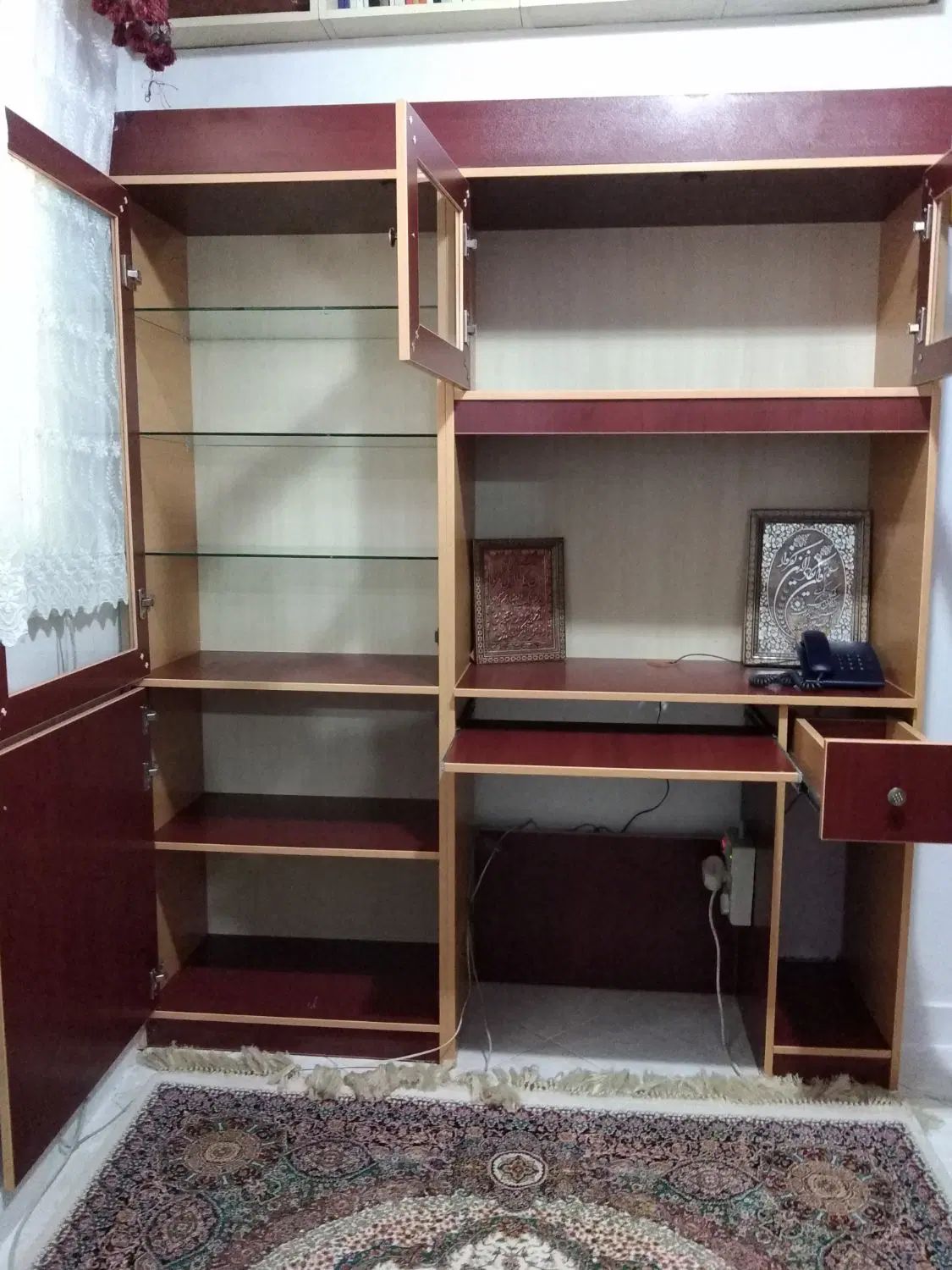 میز کامپیوتر و کتابخانه سرهم|میز تحریر و کامپیوتر|تهران, صادقیه|دیوار