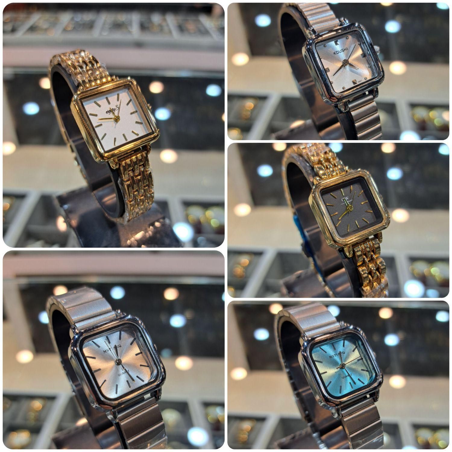 ساعت مچی مربعی ترند زنانه شرکتی (رنگبندی)|ساعت|مشهد, راهنمایی|دیوار