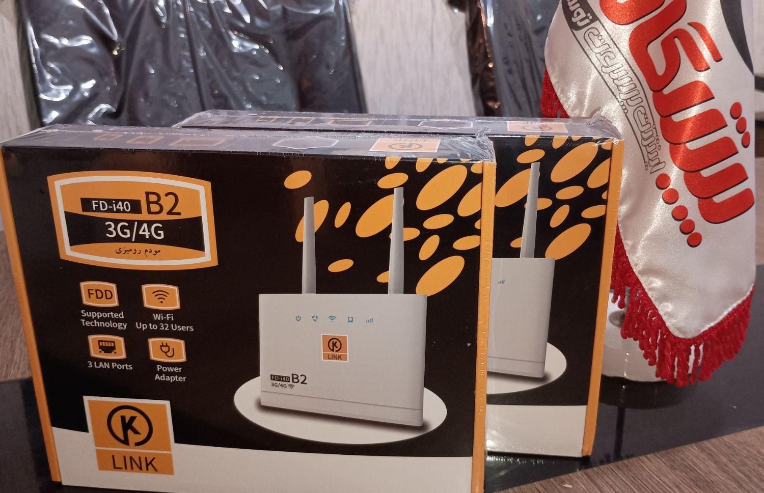 مودم سیم کارتی آنلاک دو آنتن LANدار|مودم و تجهیزات شبکه|ساری, |دیوار