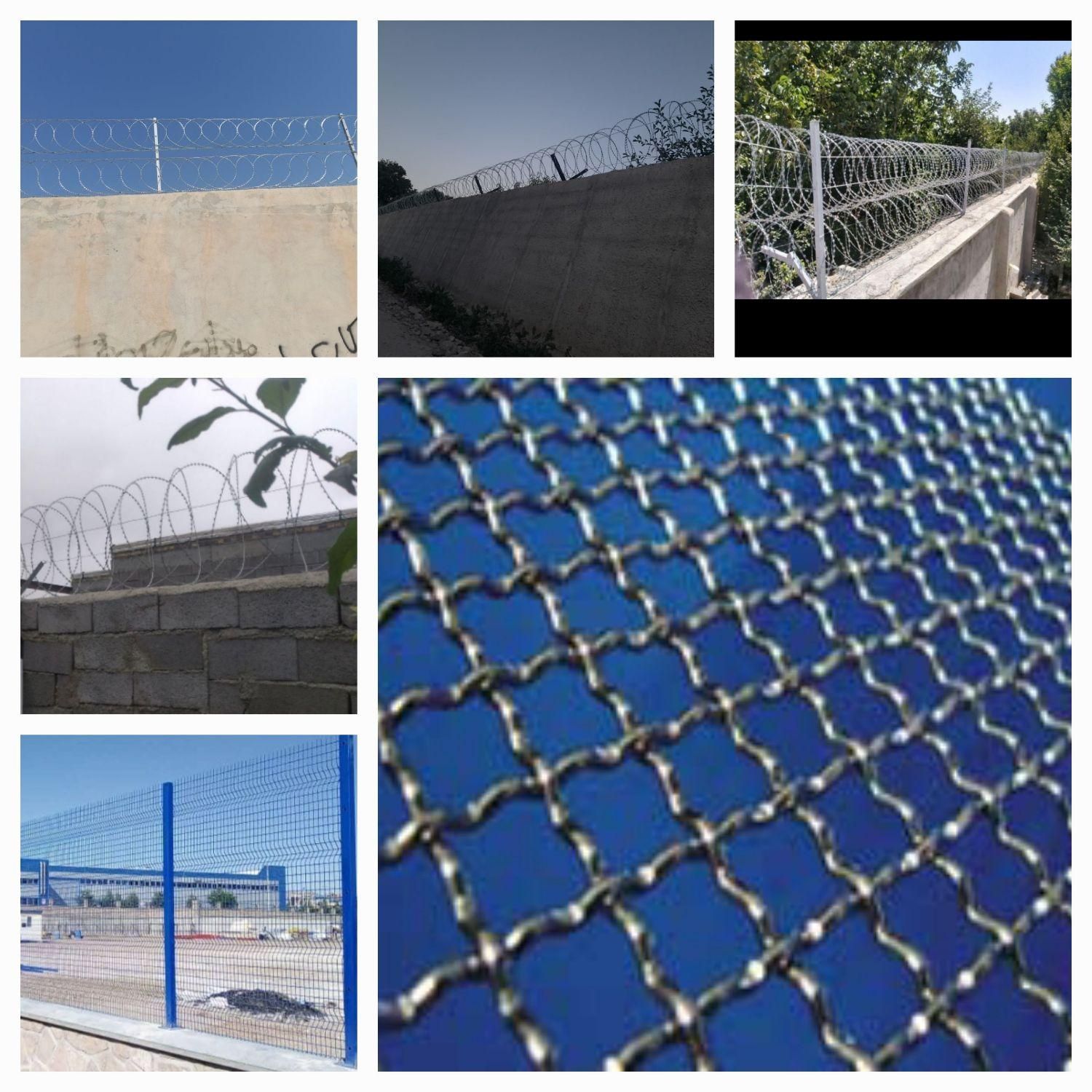 فنس کشی سیم خاردار نرده، شاخ گوزنی فنس الکتریکی|خدمات باغبانی و درختکاری|ارومیه, |دیوار