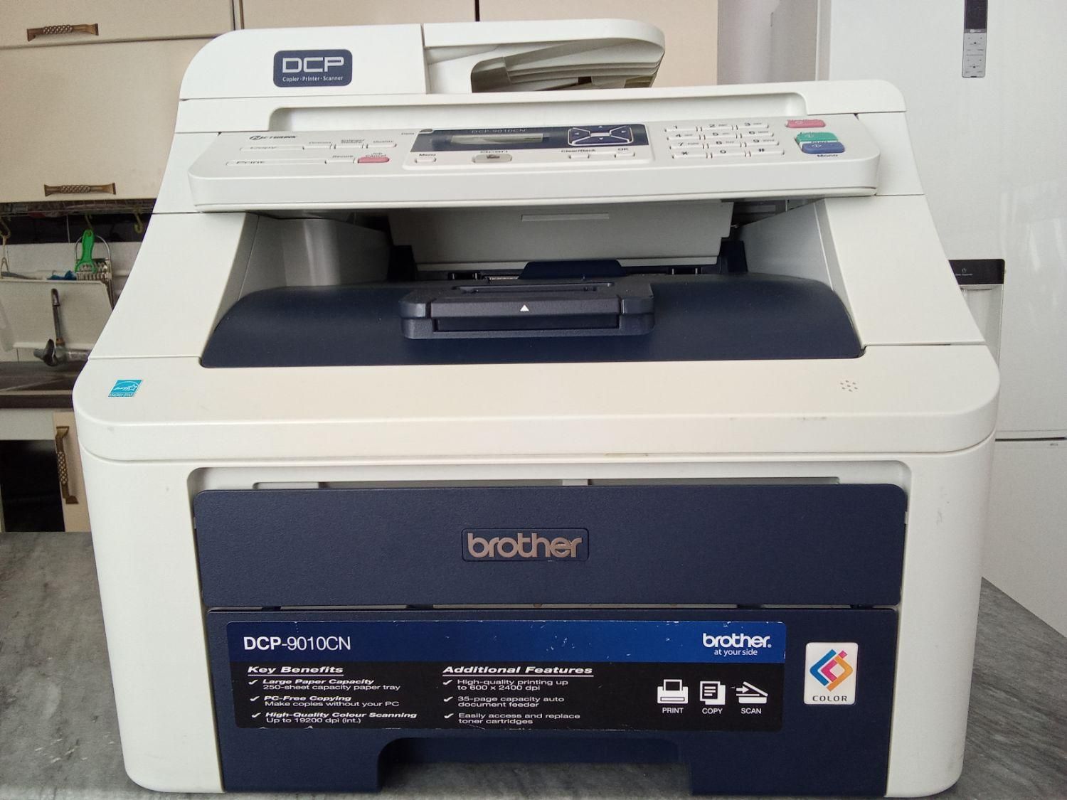 چاپگر لیزری سه کاره رنگی Brother DCP 9010CN|پرینتر، اسکنر، کپی، فکس|بوکان, |دیوار