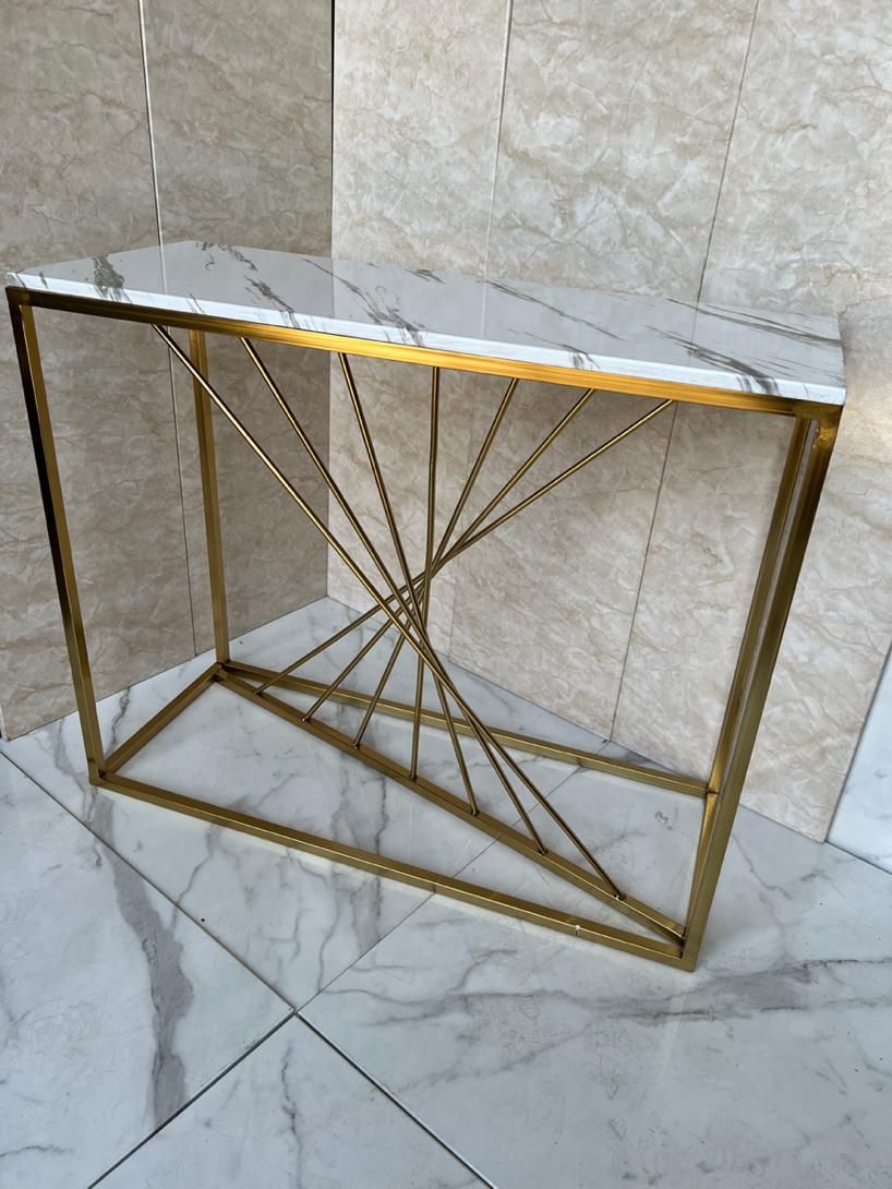 میز آرایش کنسول تزئینی فلزی شیک فورتیک پیچی|بوفه، ویترین، کنسول|آفتاب, |دیوار