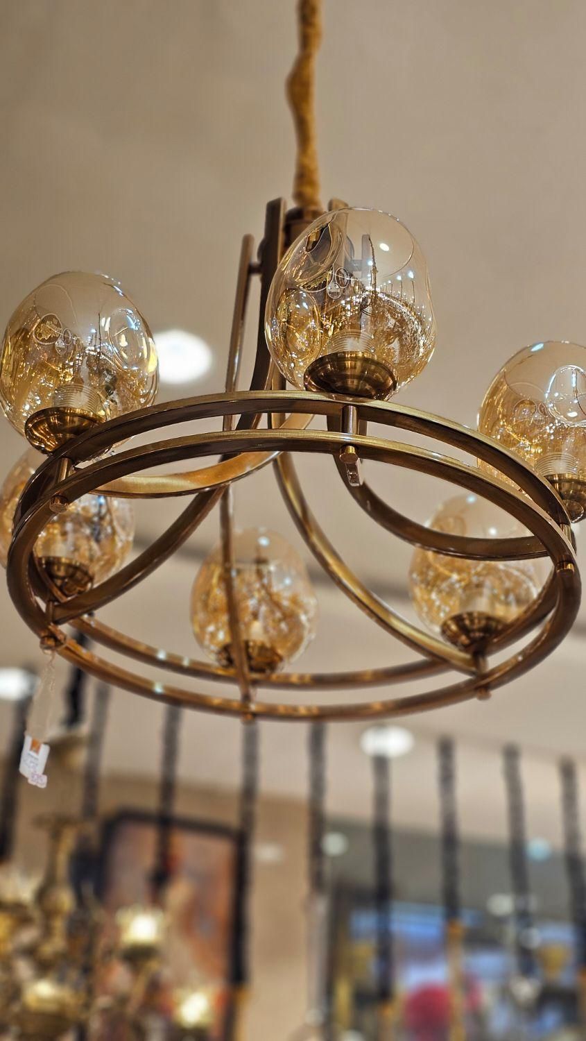 لوستر 6 شعله دورینگ انتیک برند شرکتی|لوستر و چراغ آویز|مشهد, توس (بلوار توس)|دیوار