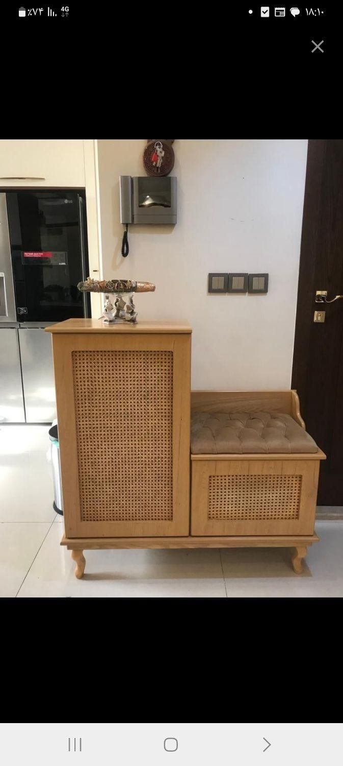 جاکفشی حصیری نشیمن|جاکفشی، کمد، دراور|تهران, علم و صنعت|دیوار