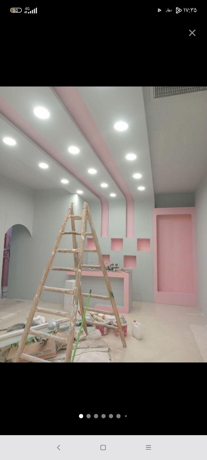 نقاشی ساختمان ونصب کاغذ دیواری|خدمات پیشه و مهارت|بندرعباس, |دیوار