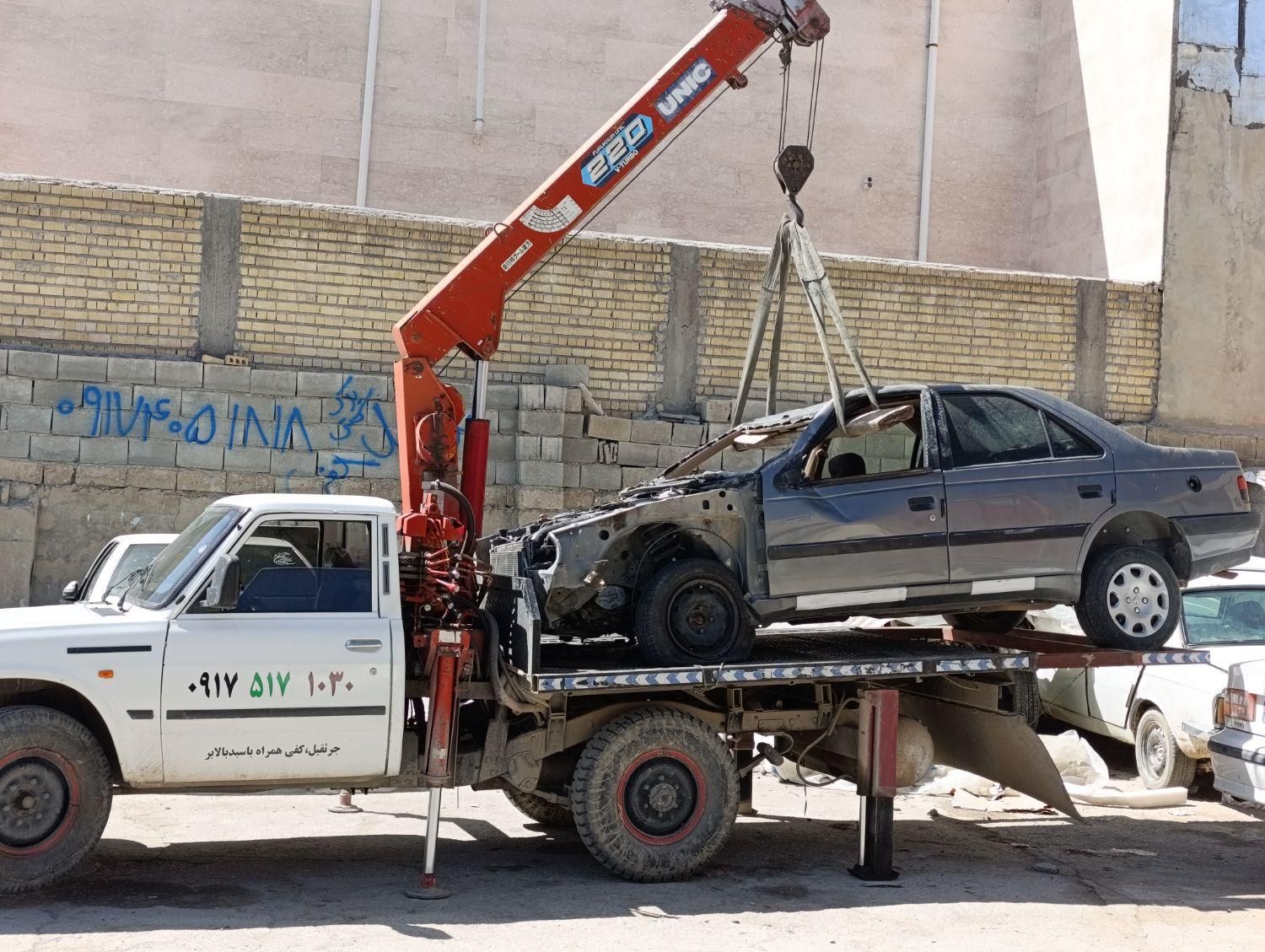 جرثقیل نیسانی.امدادخودرویدک کش کفی خاور|خدمات حمل و نقل|یاسوج, |دیوار
