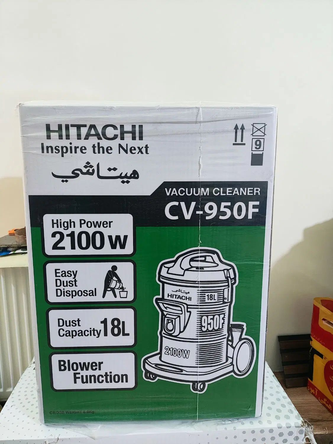 جاروبرقی سطلی هیتاشی cv950f 2100|جاروبرقی، جارو شارژی، بخارشو|کرج, شاهین‌ویلا|دیوار