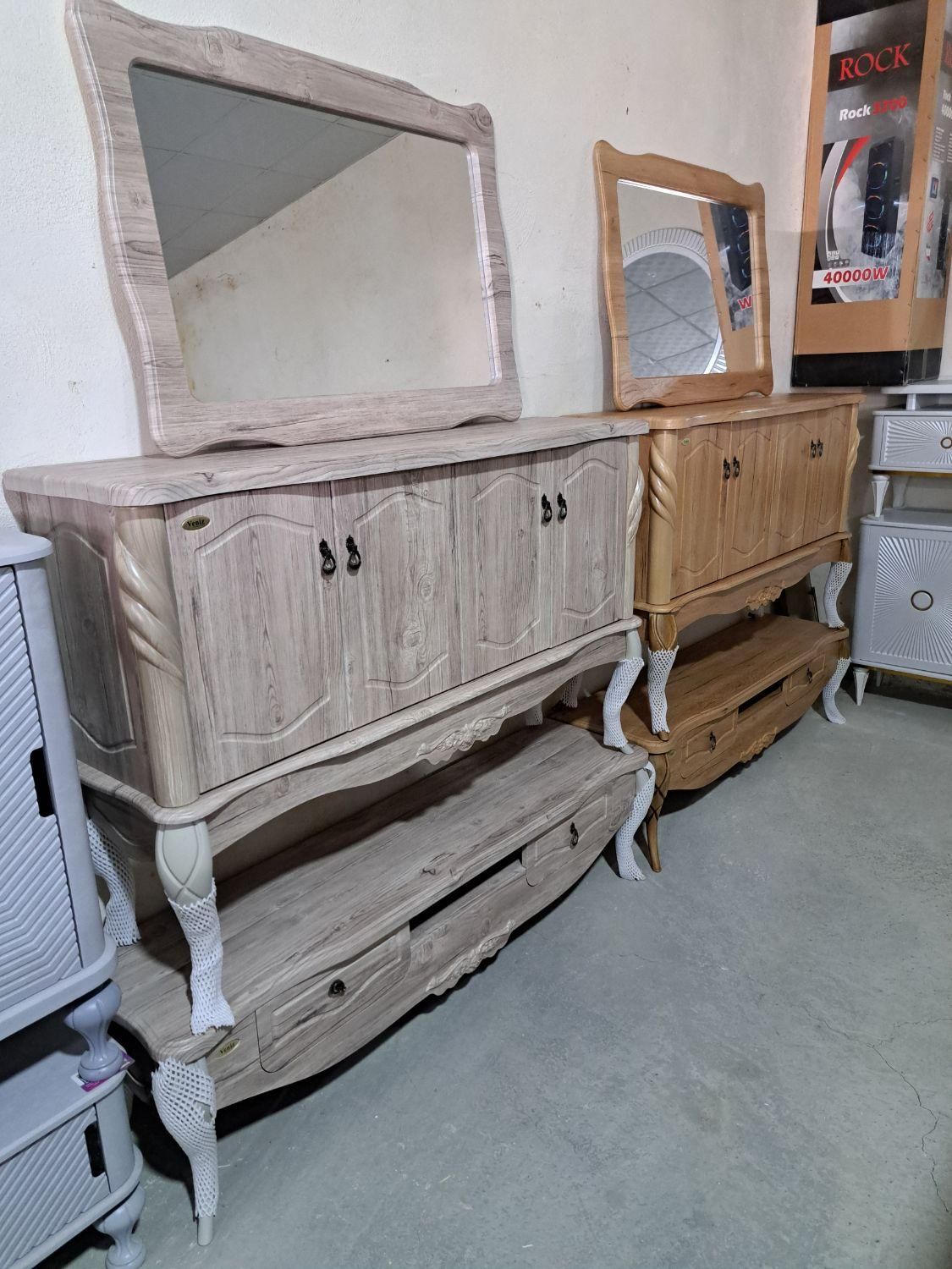 بوفه  آینه کنسول بلوط|بوفه، ویترین، کنسول|ارومیه, |دیوار