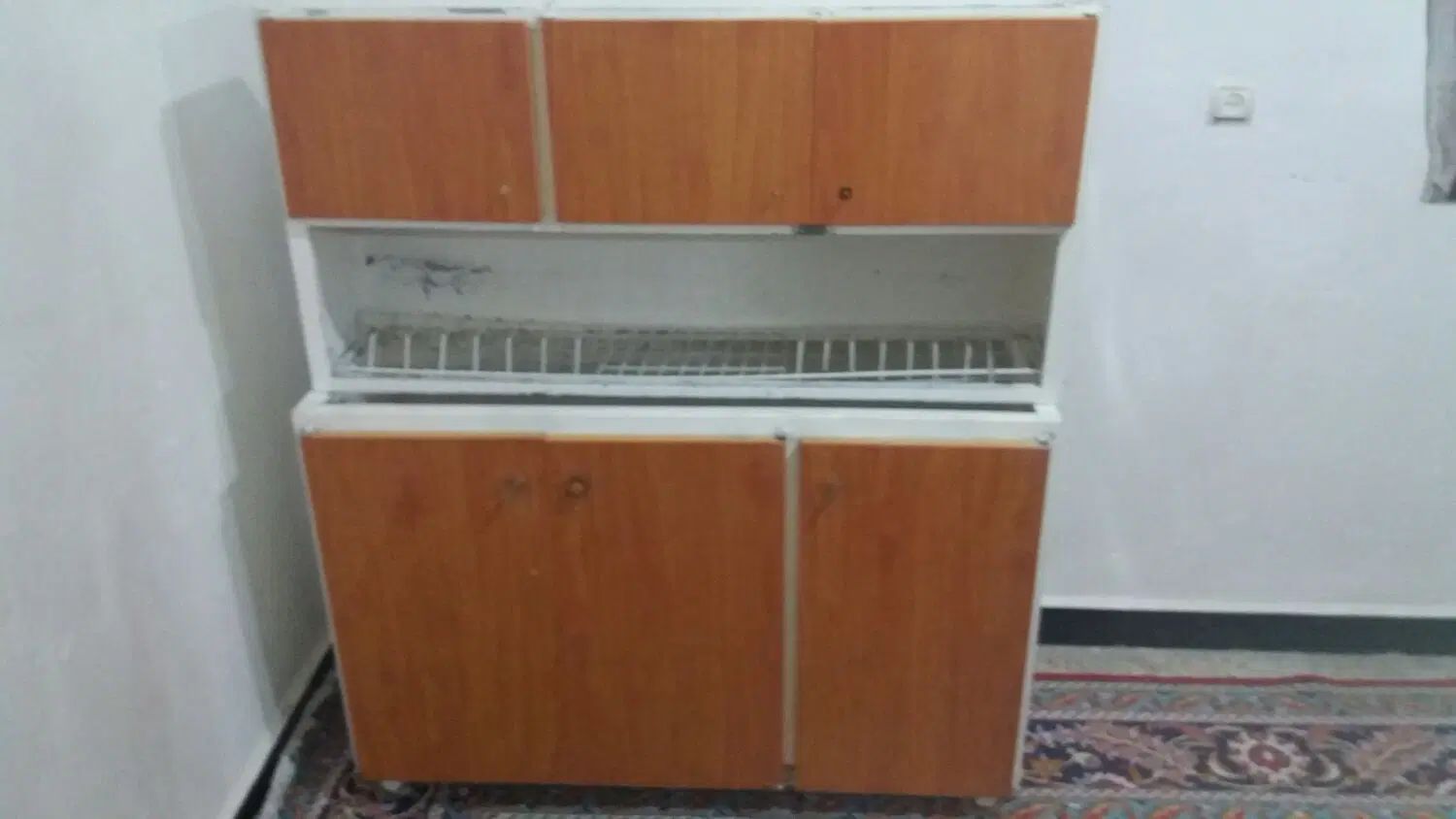 کابینت ابچکان  سه در بالا و پایین ورق سنگین|آب‌چکان و نظم‌دهنده ظروف|پلدختر, |دیوار