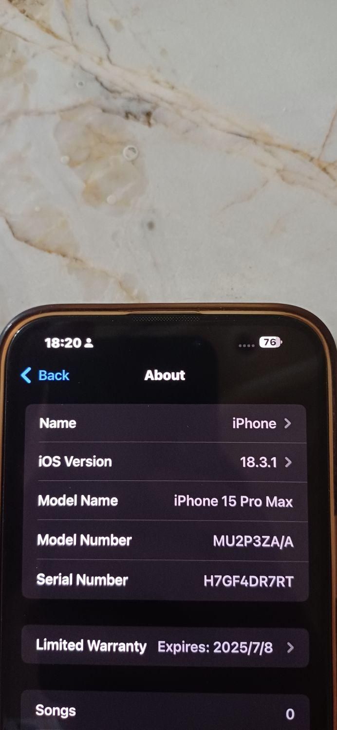 اپل iPhone 15 Pro Max با حافظهٔ ۲۵۶ گیگابایت|موبایل|لنجان, |دیوار
