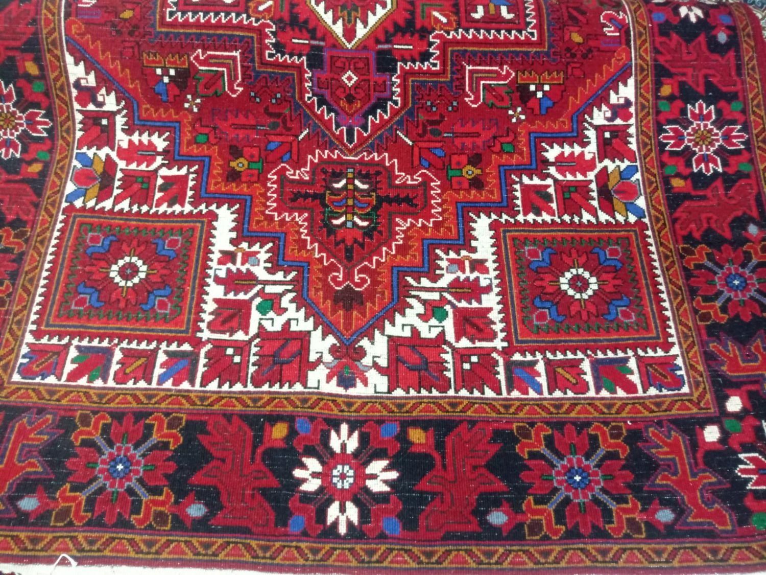 فرش دستبافت ۶متری|فرش|اهر, |دیوار