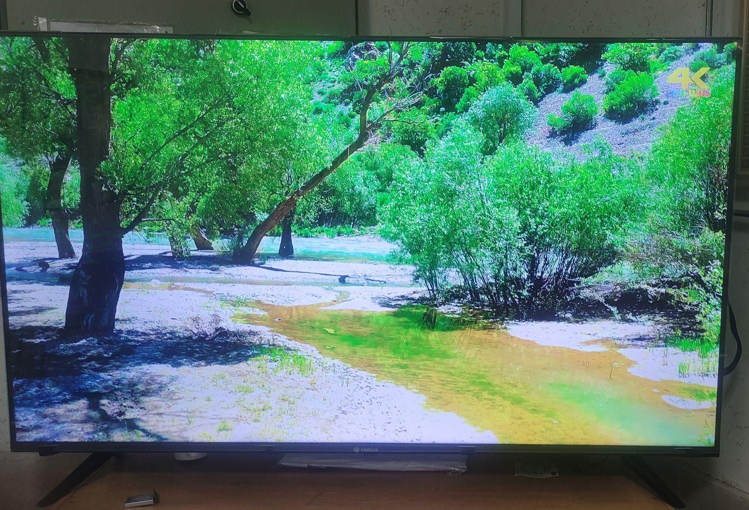 تلویزیون ال ای دی اسنوا 50اینچ 4k|تلویزیون و پروژکتور|اصفهان, دستگرده|دیوار