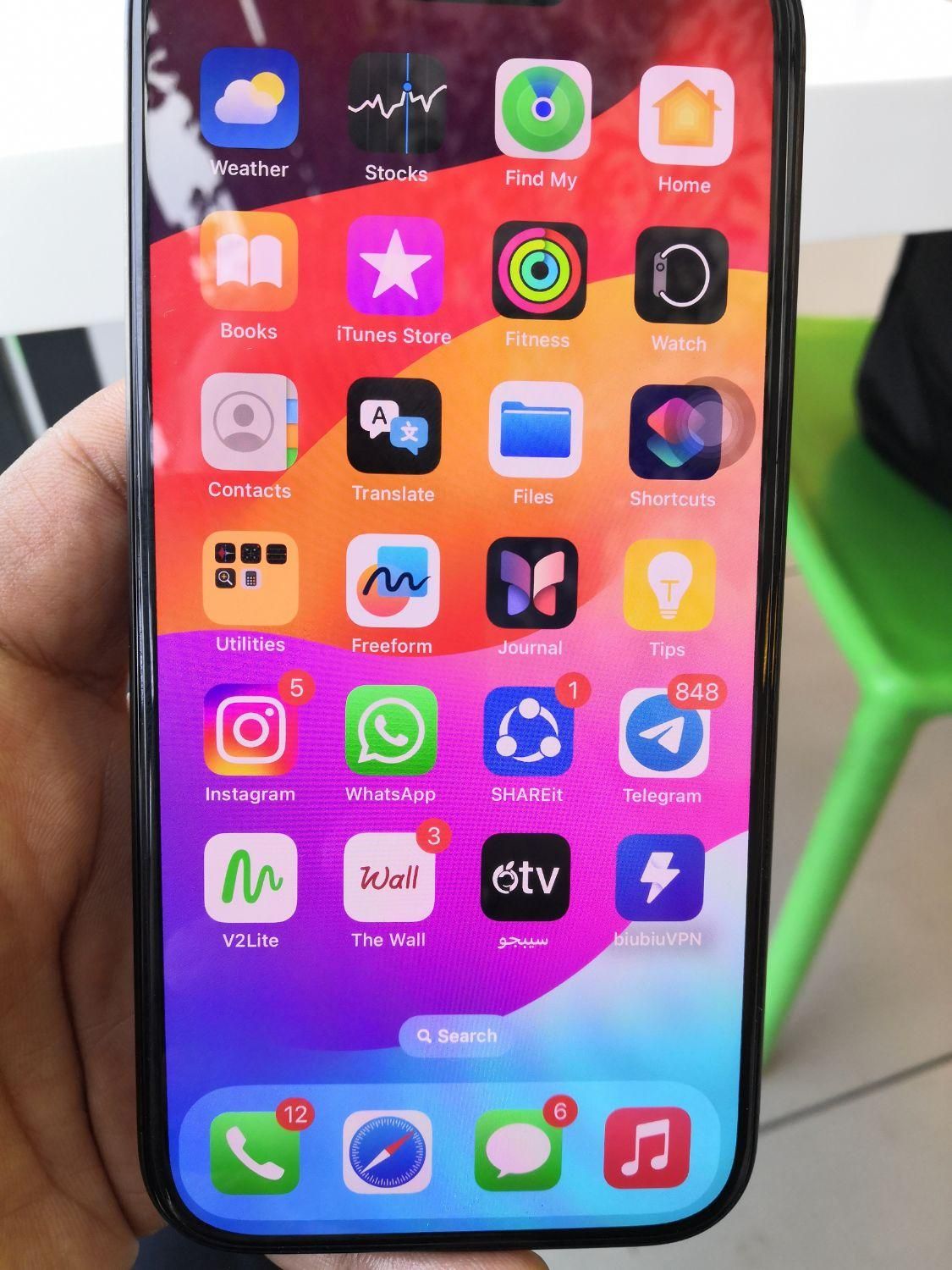 اپل iPhone 15 Pro با حافظهٔ ۱۲۸ گیگابایت|موبایل|تهران, خواجه نصیر طوسی|دیوار