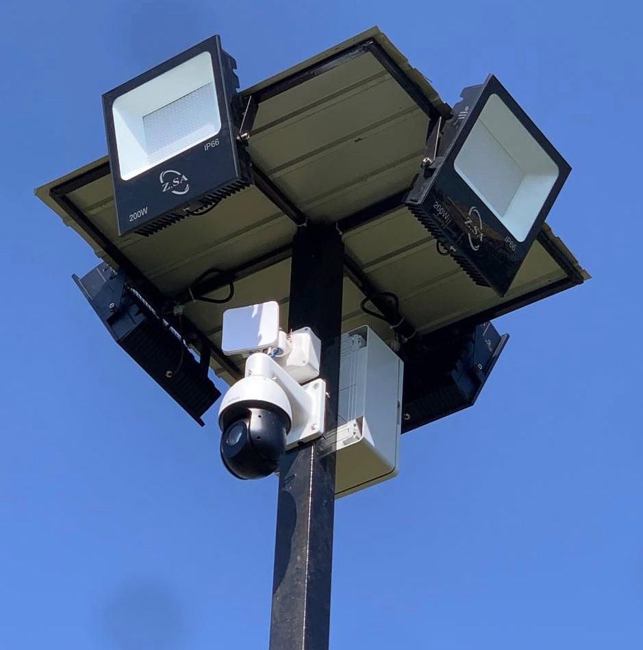 نصب و راه اندازی دوربین اسپیددام ptz ورادیو وایرلس|خدمات پیشه و مهارت|رشت, گلباغ نماز|دیوار