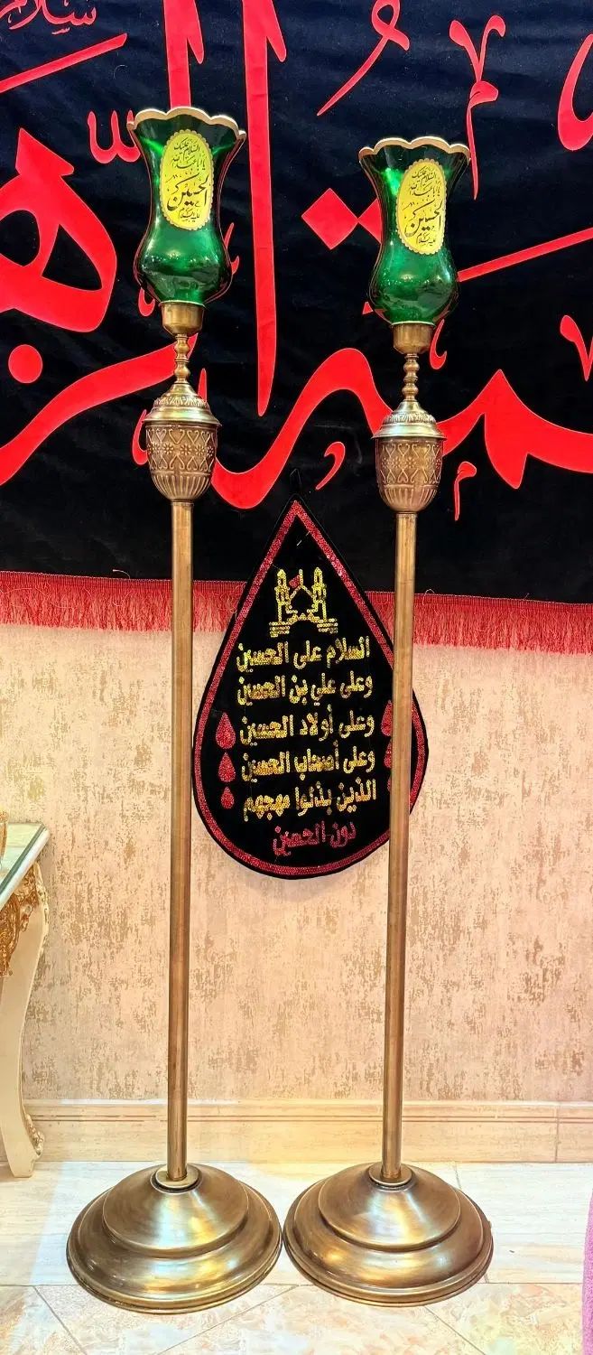 شمعدان کنار منبری یا کنار سالنی|صنایع دستی و سایر لوازم تزئینی|تهران, دولاب|دیوار