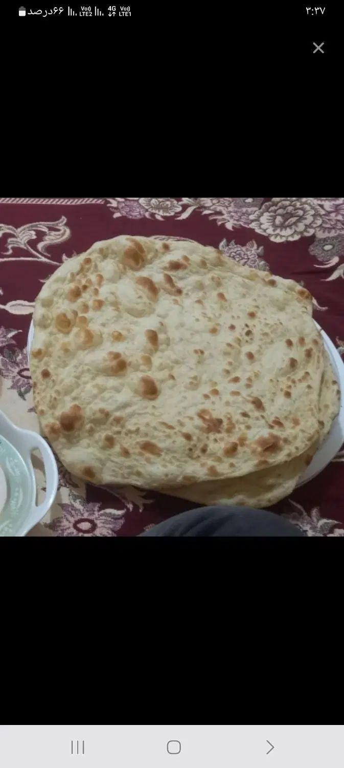 نان تنوری گرم و تازه۵ تومان ساده ۷ تومان کنجدی|خوردنی و آشامیدنی|اهواز, لشکرآباد|دیوار