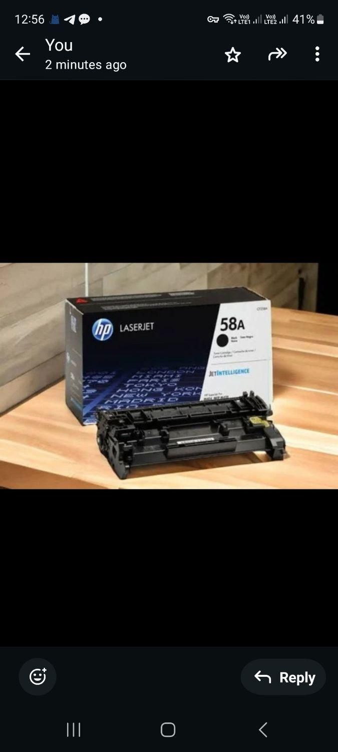 کارتریج HP 58 اصل کیفیت طلایی|پرینتر، اسکنر، کپی، فکس|تهران, ایرانشهر|دیوار