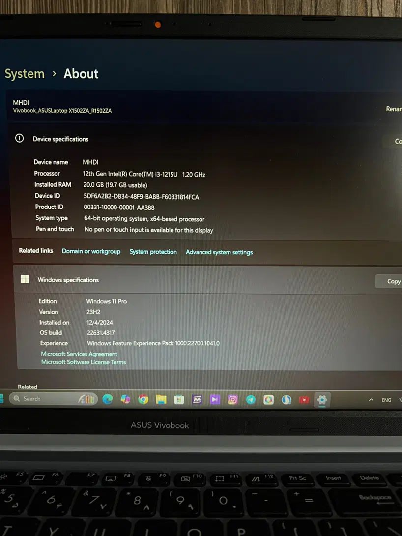Asus Vivo Book|رایانه همراه|مشهد, یوسفیه (شهرک غرب)|دیوار