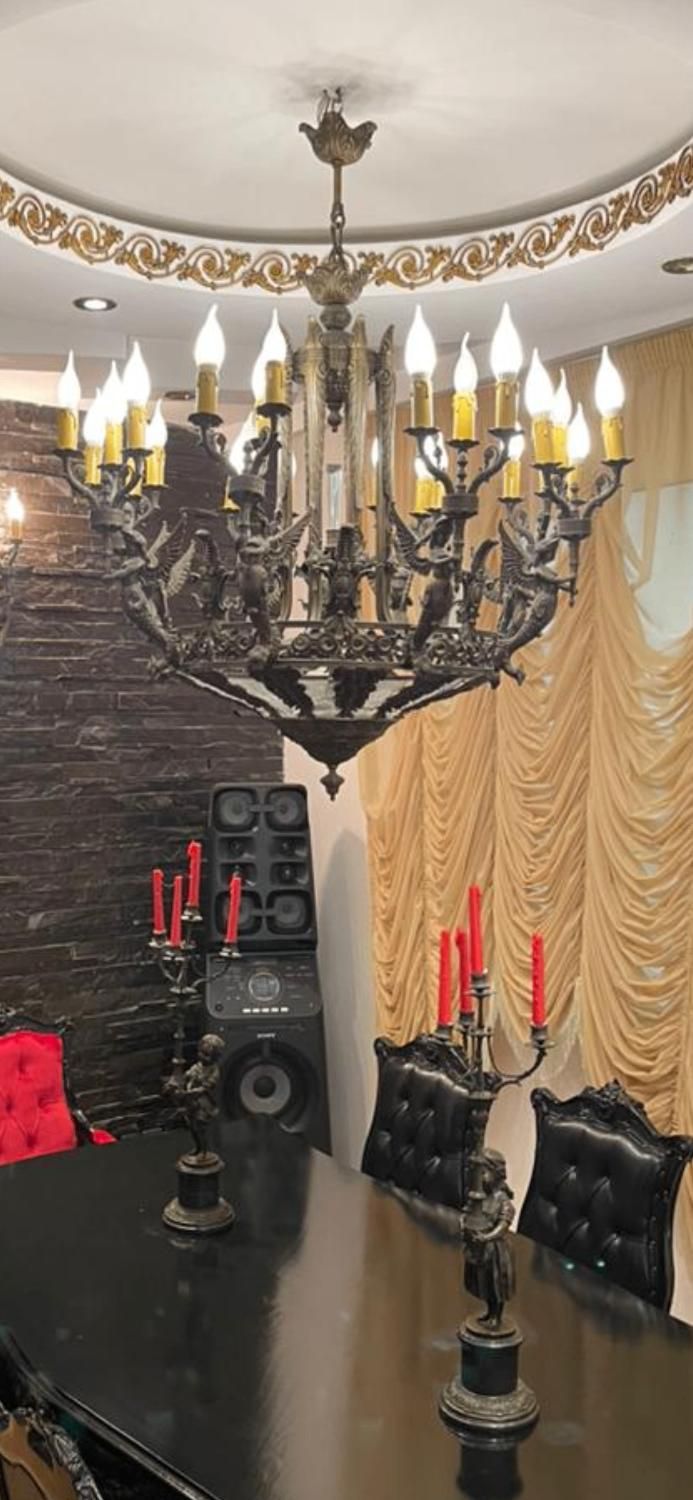 لوستر برنز فرشته|لوستر و چراغ آویز|تهران, آجودانیه|دیوار