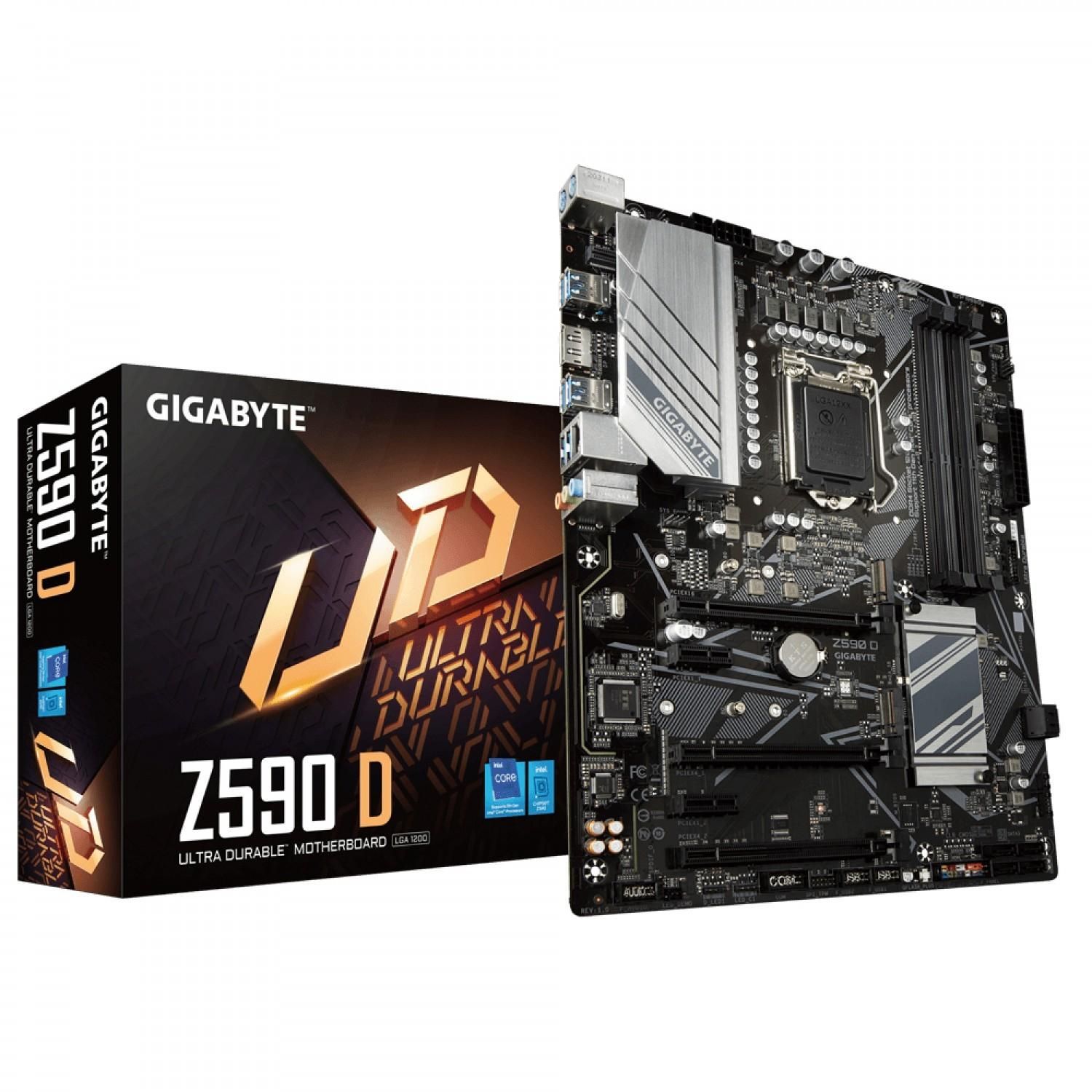 مادربرد گیگابایت مدل Gigabyte Z590-D دست دوم|قطعات و لوازم جانبی رایانه|شیراز, ملاصدرا|دیوار