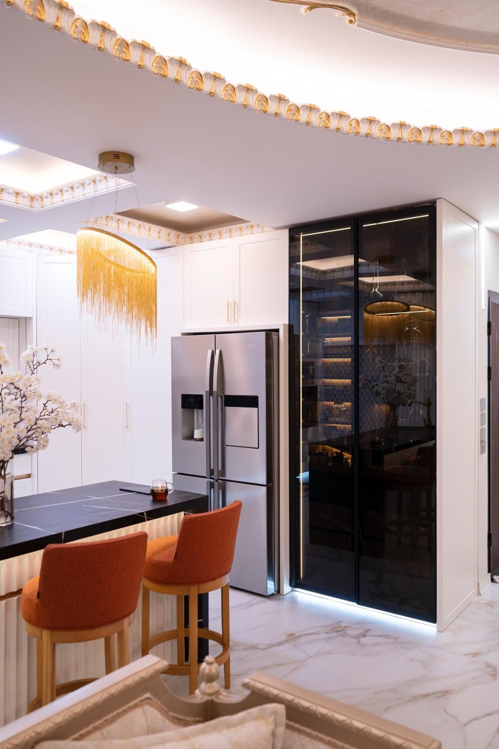 کابینت آشپزخانه با رنگ پولی اورتان سبک الماس دکور|مصالح و تجهیزات ساختمان|گرگان, |دیوار