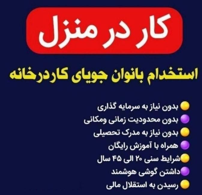 نت ورک ودرآمد عالی برای بانوان خانه دار|استخدام اداری و مدیریت|بم, |دیوار