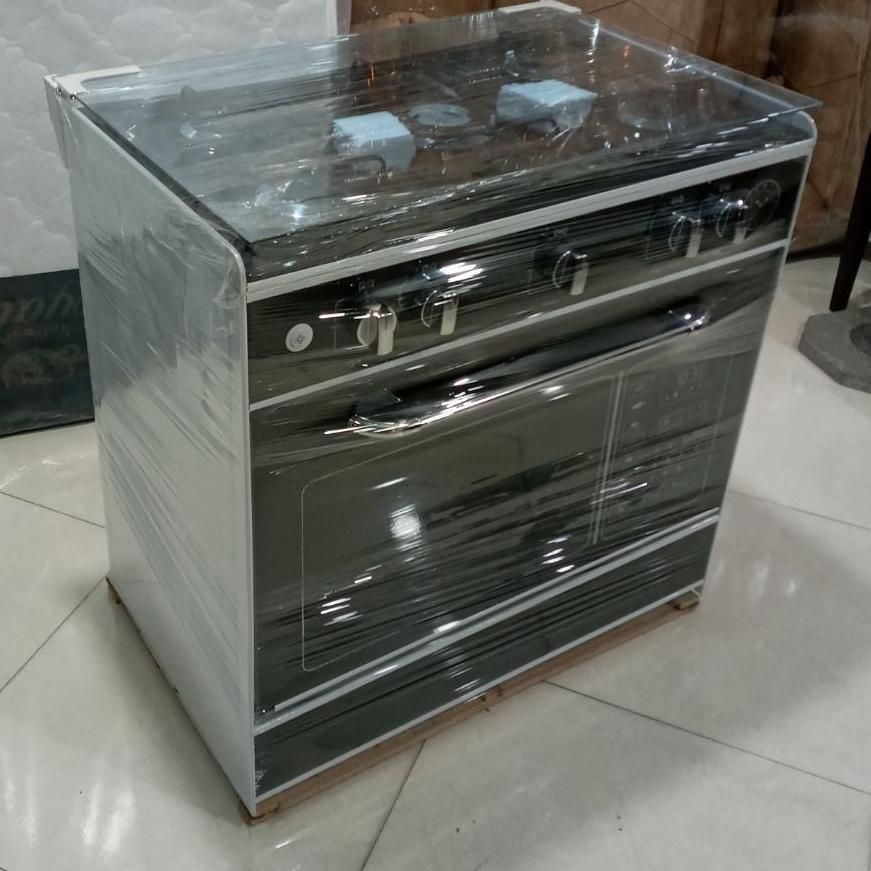 اجاق گاز طرح فر ۵شعله آکبند نو(لوازم خانگی ماهان)|اجاق گاز و لوازم برقی پخت‌وپز|سمنان, |دیوار